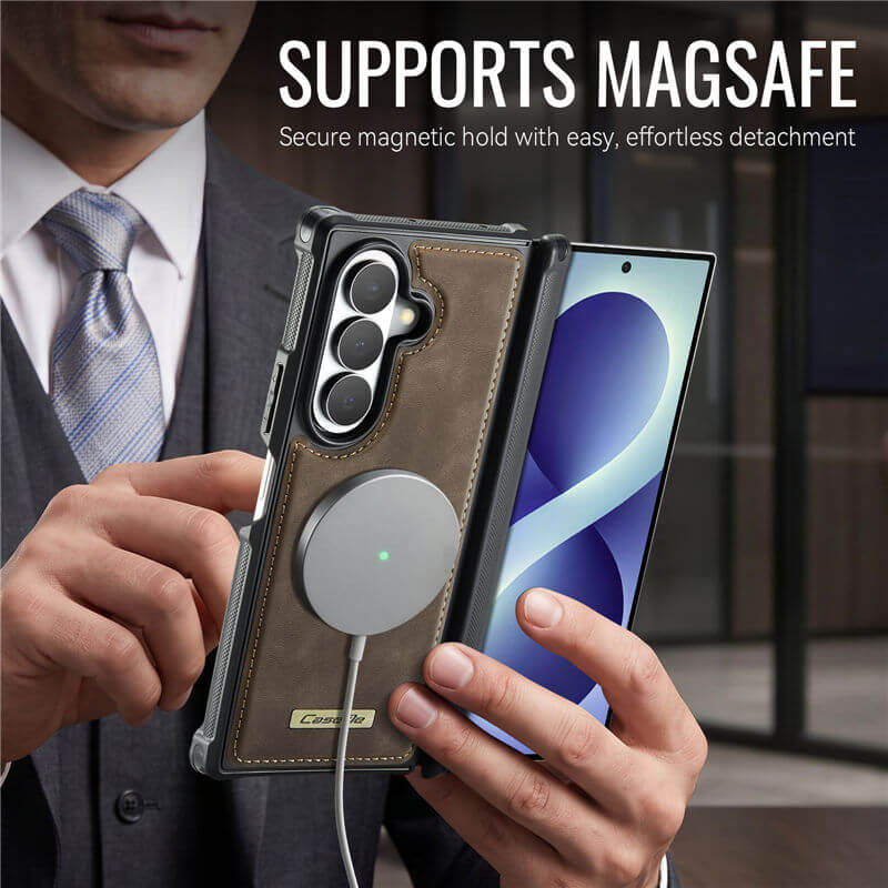 CaseMe Samsung Galaxy Z Fold 8 Ultra 2-in-1 Magnetic Wallet Case