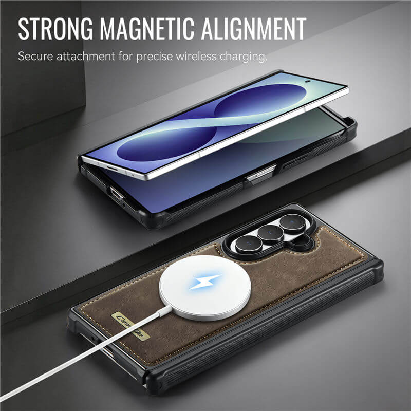CaseMe Samsung Galaxy Z Fold 8 Ultra 2-in-1 Magnetic Wallet Case