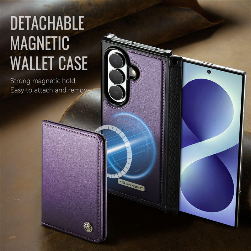 CaseMe Samsung Galaxy Z Fold 8 Ultra 2-in-1 Magnetic Wallet Case