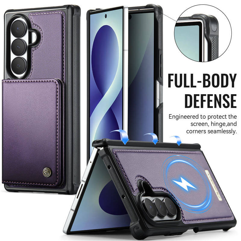 CaseMe Samsung Galaxy Z Fold 8 Ultra 2-in-1 Magnetic Wallet Case
