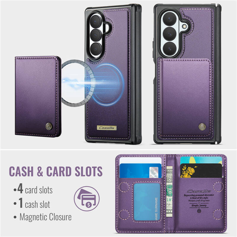 CaseMe Samsung Galaxy Z Fold 8 Ultra 2-in-1 Magnetic Wallet Case