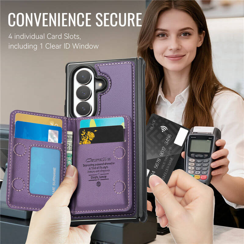 CaseMe Samsung Galaxy Z Fold 8 Ultra 2-in-1 Magnetic Wallet Case