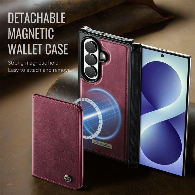 CaseMe Samsung Galaxy Z Fold 8 Ultra 2-in-1 Magnetic Wallet Case