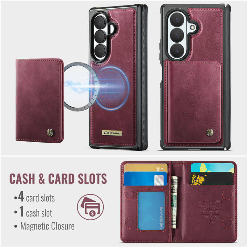 CaseMe Samsung Galaxy Z Fold 8 Ultra 2-in-1 Magnetic Wallet Case