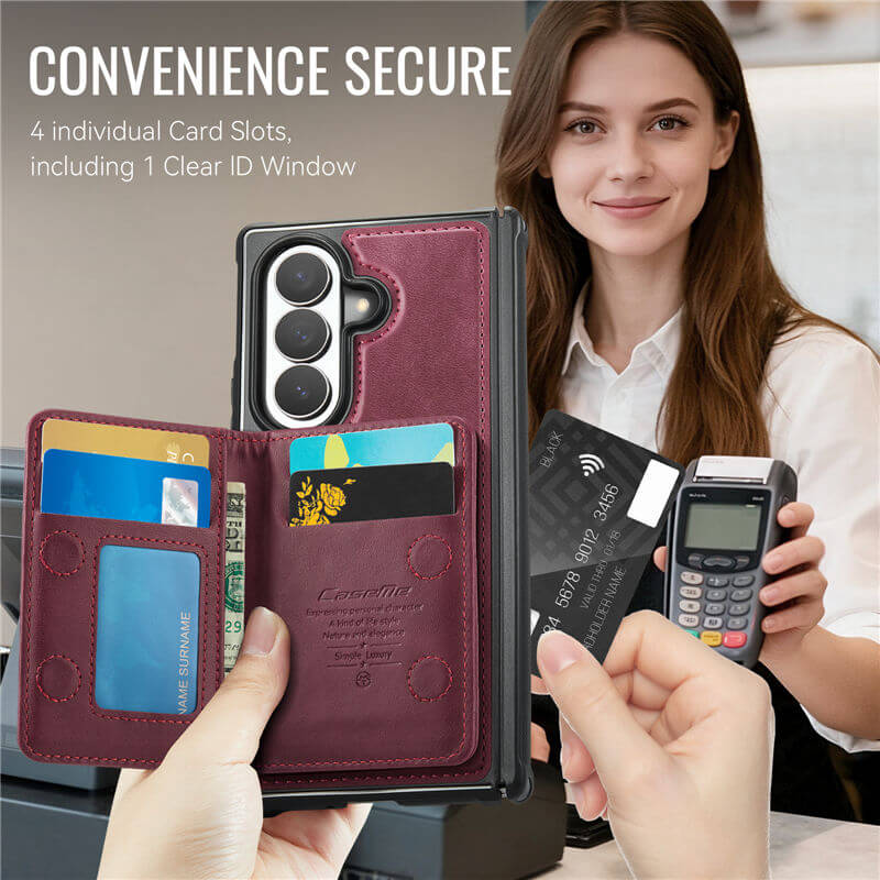 CaseMe Samsung Galaxy Z Fold 8 Ultra 2-in-1 Magnetic Wallet Case