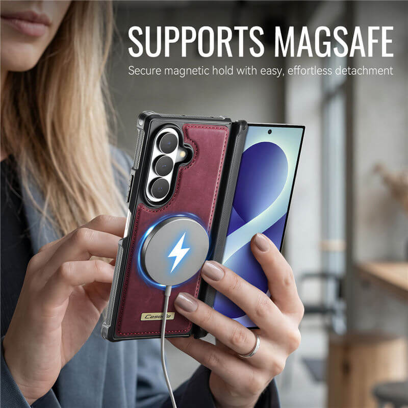 CaseMe Samsung Galaxy Z Fold 8 Ultra 2-in-1 Magnetic Wallet Case