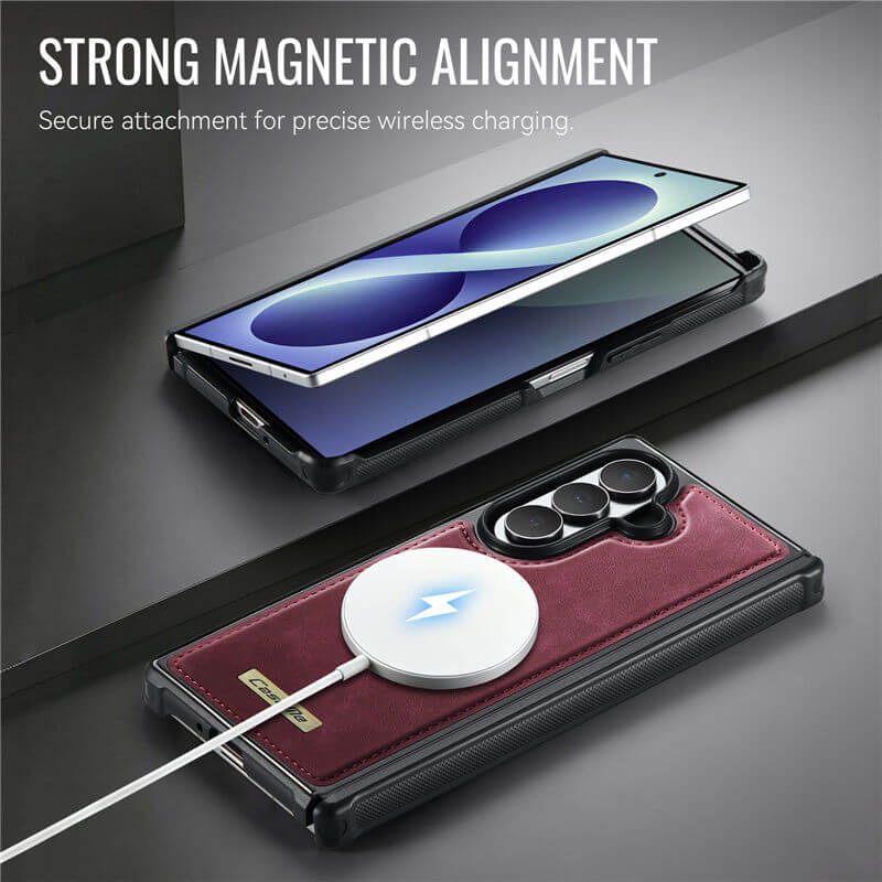 CaseMe Samsung Galaxy Z Fold 8 Ultra 2-in-1 Magnetic Wallet Case