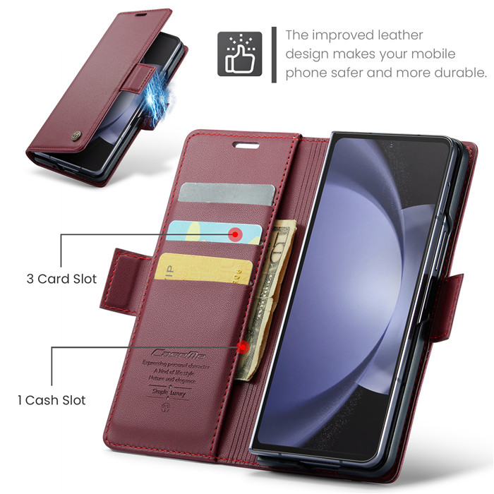 CaseMe Samsung Galaxy Z Fold5 5G Wallet RFID Blocking Case
