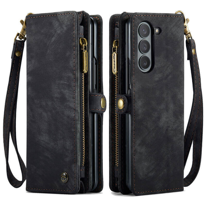 CaseMe Samsung Galaxy Z Fold7 Wallet Case with Wrist Strap
