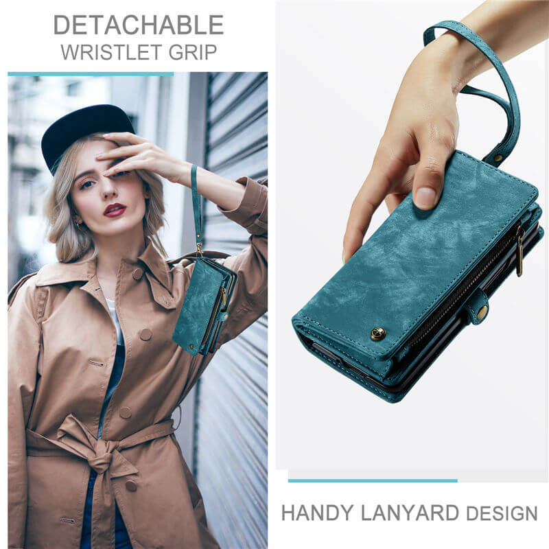 CaseMe Samsung Galaxy Z Fold7 Wallet Case with Wrist Strap