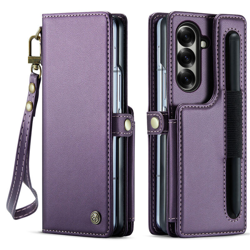 CaseMe Samsung Galaxy Z Fold7 Wallet RFID Blocking Kickstand Case