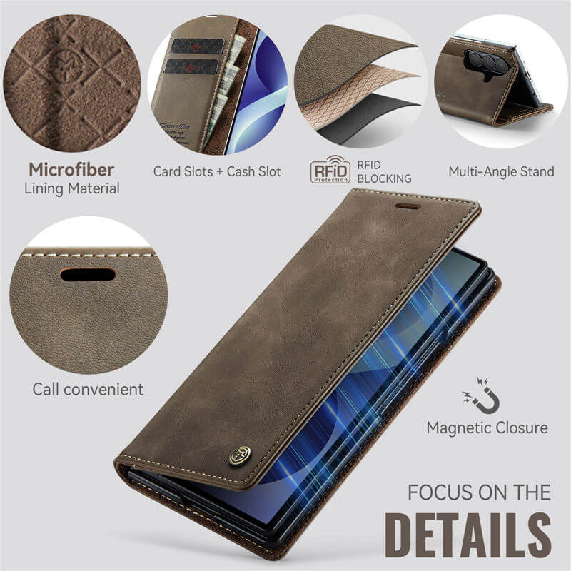 CaseMe Samsung Galaxy Z Fold8 Ultra Magnetic Wallet Case with RFID Blocking