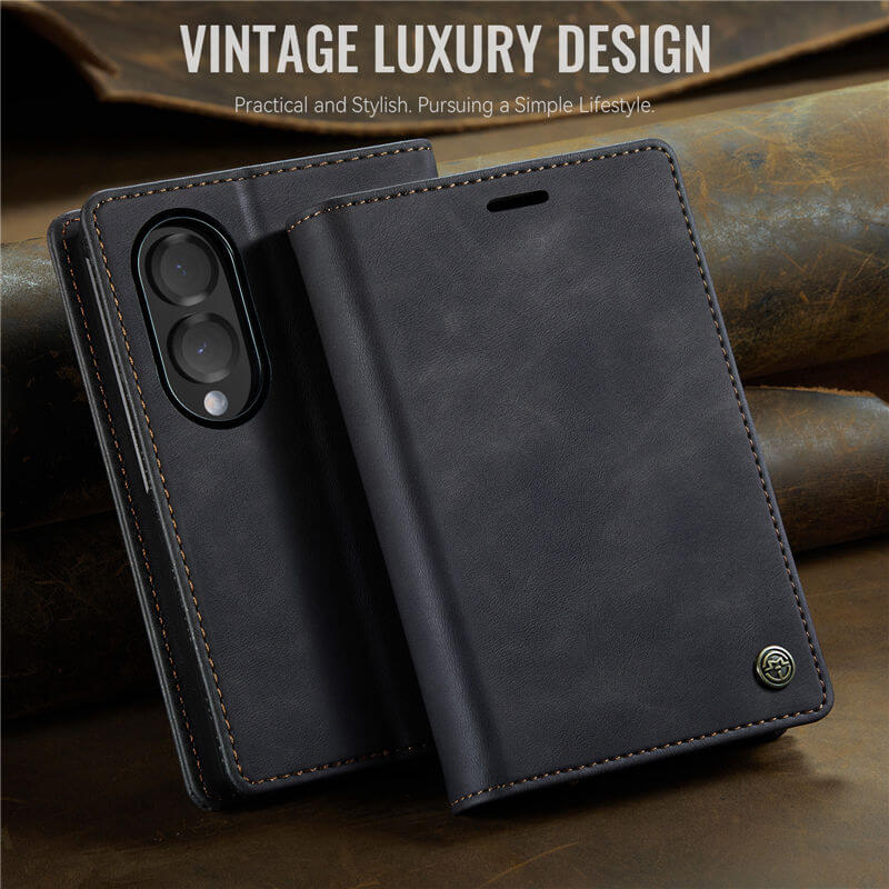 CaseMe Samsung Galaxy Z Fold 8 Magnetic Wallet Case with RFID Blocking