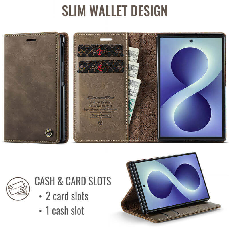 CaseMe Samsung Galaxy Z Fold 8 RFID Wallet Case
