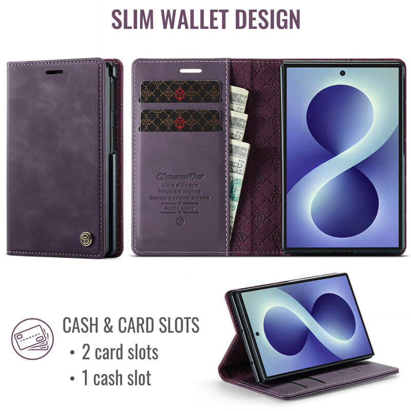 CaseMe Samsung Galaxy Z Fold 8 RFID Wallet Case