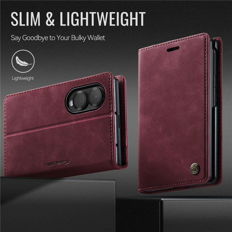 CaseMe Samsung Galaxy Z Fold 8 Magnetic Wallet Case with RFID Blocking