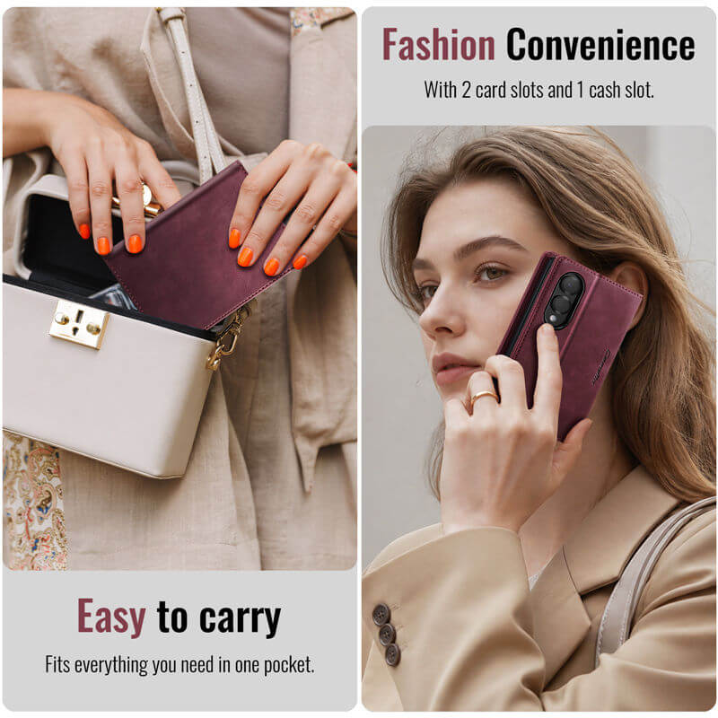 CaseMe Samsung Galaxy Z Fold 8 RFID Wallet Case