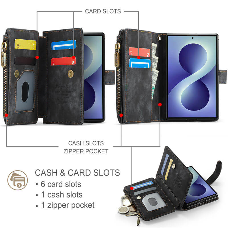 CaseMe Samsung Galaxy Z Fold 8 Wallet Case