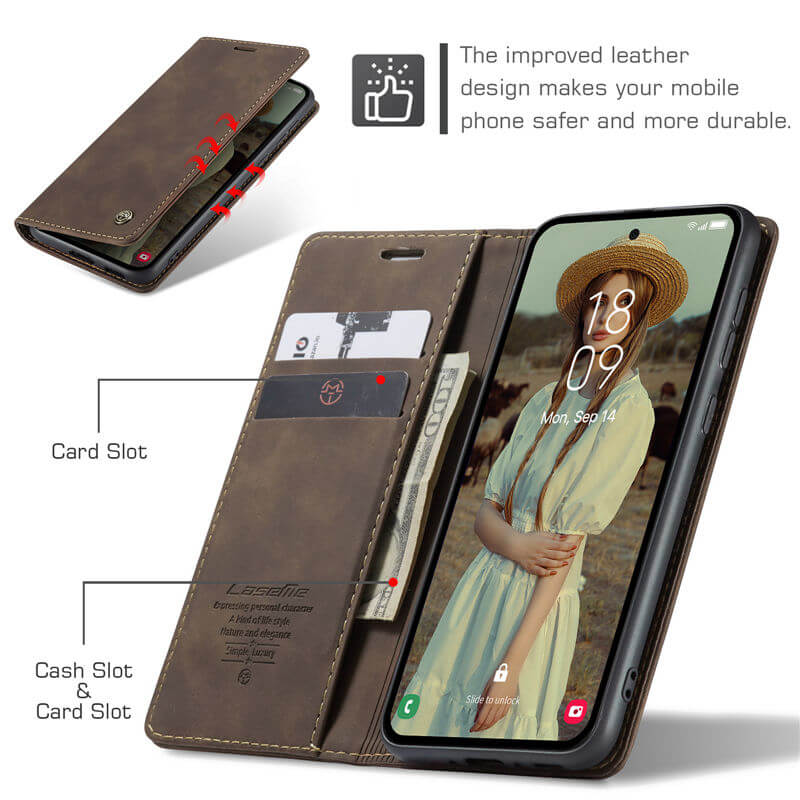 CaseMe Samsung Galaxy A55 Wallet Case