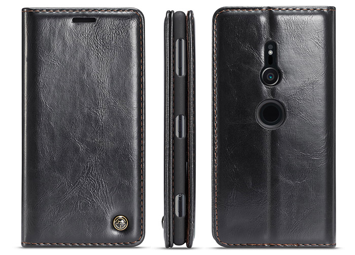 CaseMe Sony Xperia XZ3 Wallet Magnetic Flip Stand Leather Case