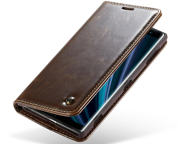CaseMe Sony Xperia XZ3 Wallet Magnetic Flip Stand Leather Case