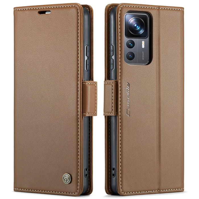 CaseMe Xiaomi 12T/12T Pro Wallet RFID Blocking Magnetic Buckle Case
