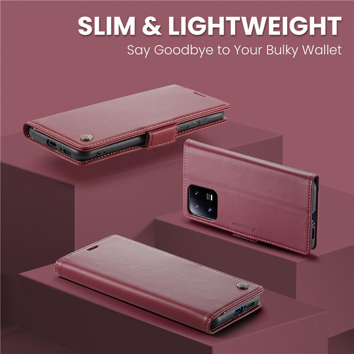 CaseMe Xiaomi 13 Pro Wallet RFID Blocking Magnetic Buckle Case