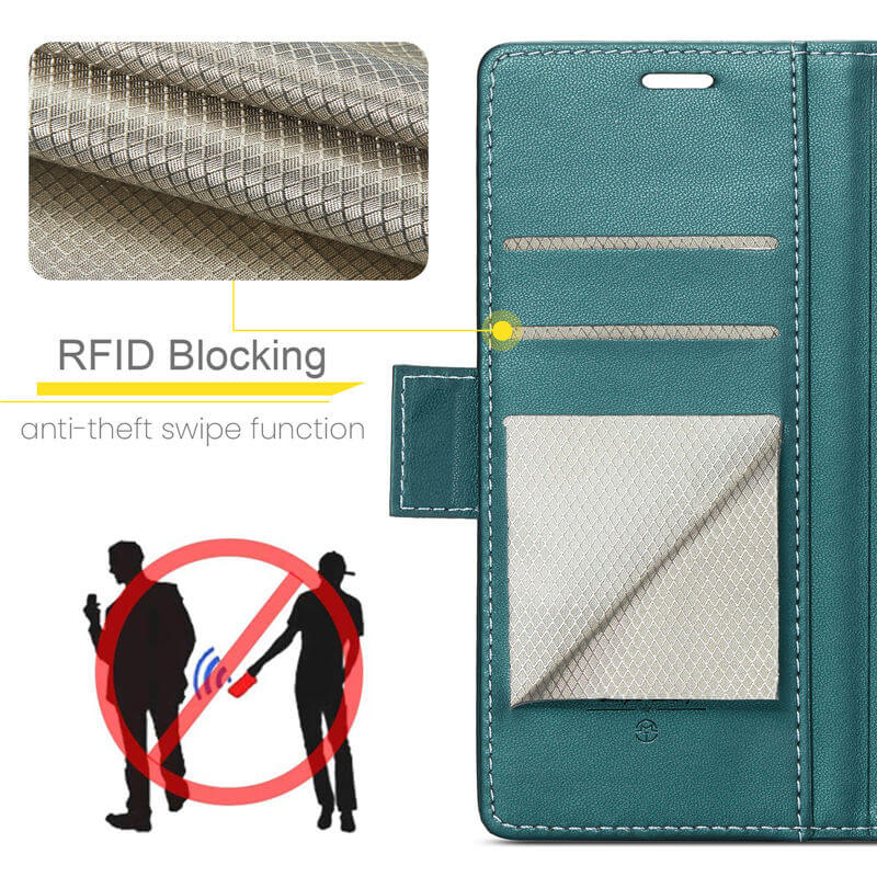 CaseMe Xiaomi 14 Wallet RFID Blocking Case