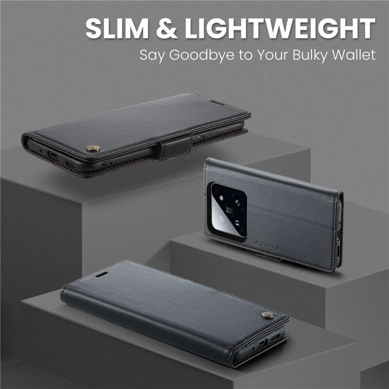 CaseMe Xiaomi 14 Pro Wallet RFID Blocking Case