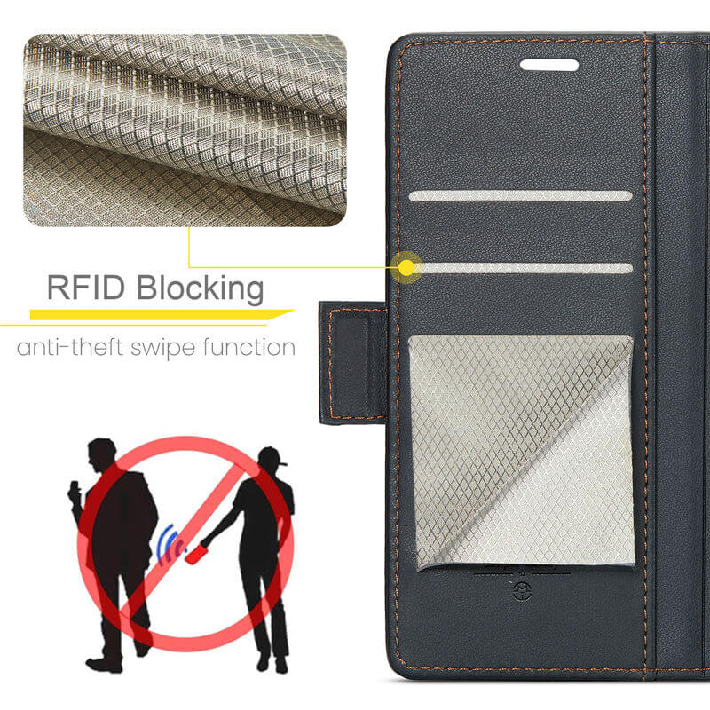 CaseMe Xiaomi 14 Pro Wallet RFID Blocking Case