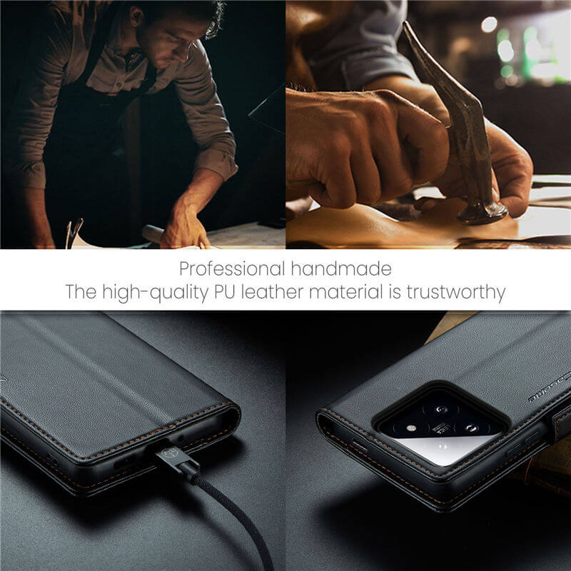 CaseMe Xiaomi 14 Pro Wallet RFID Blocking Case