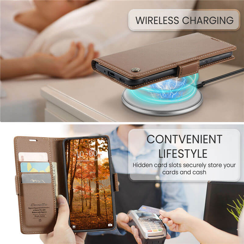 CaseMe Xiaomi 14 Pro Wallet RFID Blocking Case