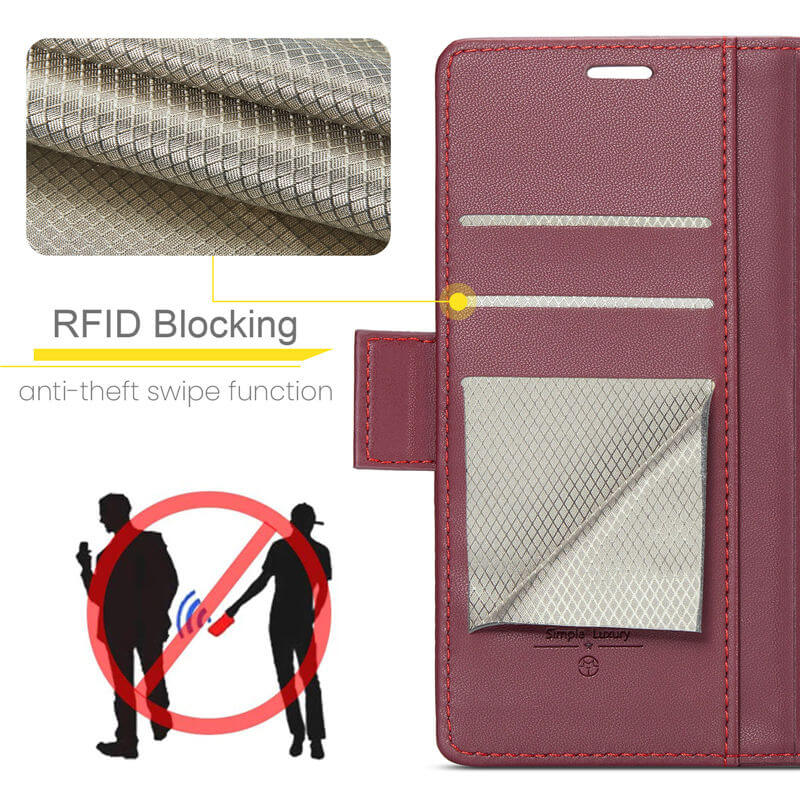 CaseMe Xiaomi 14 Pro Wallet RFID Blocking Case