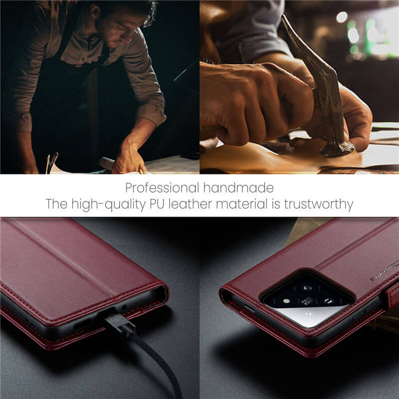 CaseMe Xiaomi 14 Pro Wallet RFID Blocking Case