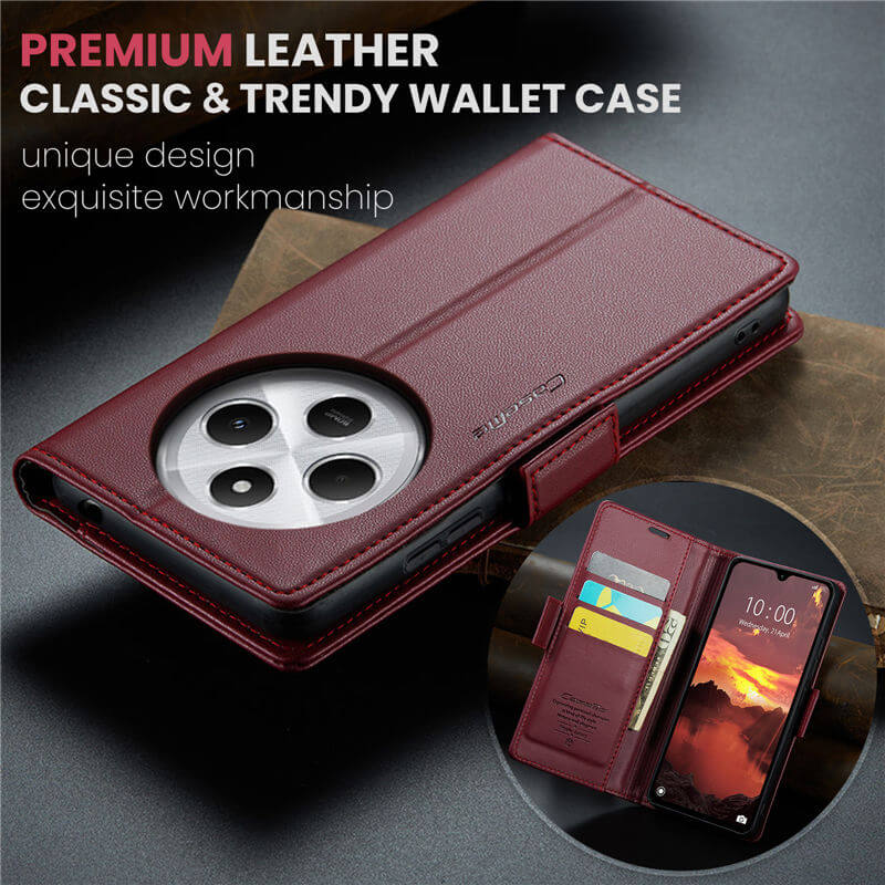 CaseMe Xiaomi Redmi 14C Wallet RFID Blocking Case