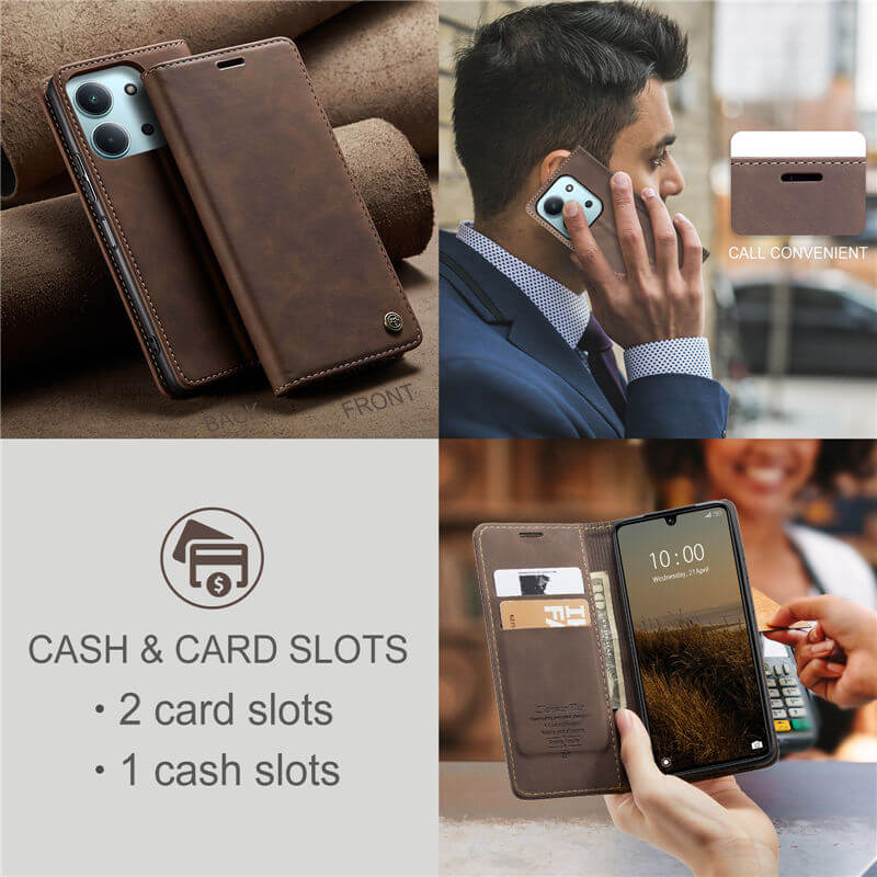 CaseMe Xiaomi Redmi 15C Wallet Case