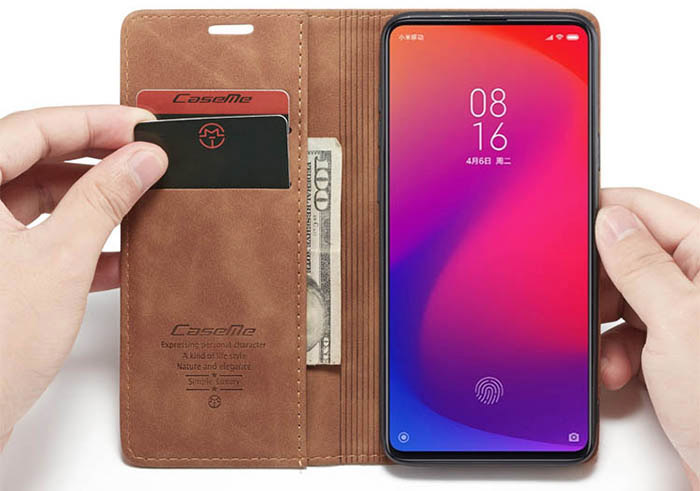 CaseMe Xiaomi Redmi K20 Wallet Kickstand Magnetic Flip Leather Case