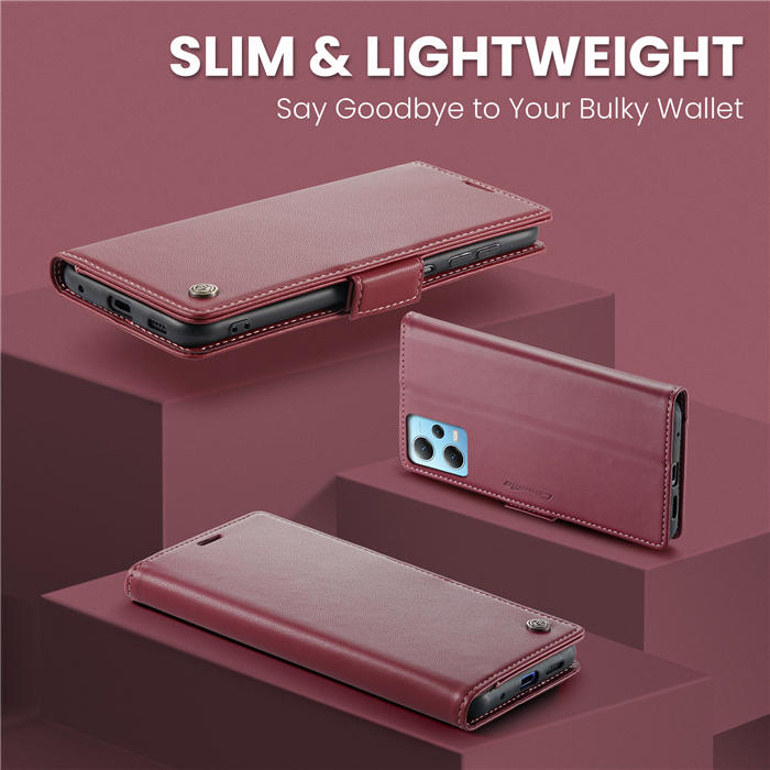 CaseMe Xiaomi POCO X5 5G Wallet RFID Blocking Magnetic Buckle Case