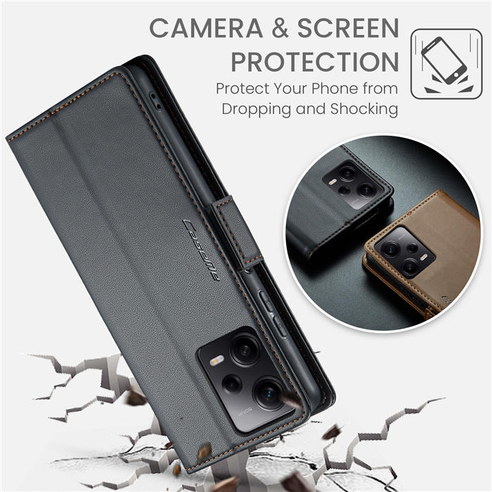 CaseMe Xiaomi POCO X5 Pro 5G Wallet RFID Blocking Magnetic Buckle Case