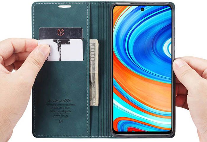 CaseMe Xiaomi Redmi Note 9 Pro Max Wallet Kickstand Magnetic Flip Leather Case