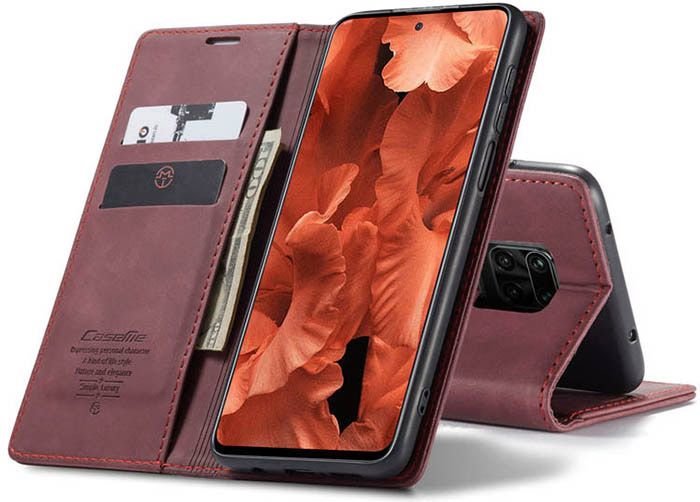 CaseMe Xiaomi Redmi Note 9S Wallet Kickstand Magnetic Flip Leather Case