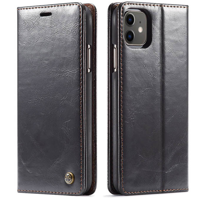 CaseMe iPhone 11 Wallet Magnetic Flip Stand Leather Case