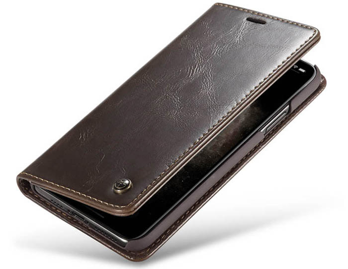 CaseMe iPhone 11 Wallet Magnetic Flip Stand Leather Case