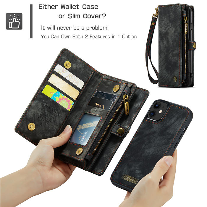 CaseMe iPhone 11 Wallet Case with Wrist Strap