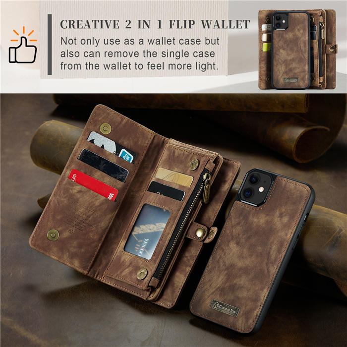 CaseMe iPhone 12 Mini Wallet Case with Wrist Strap