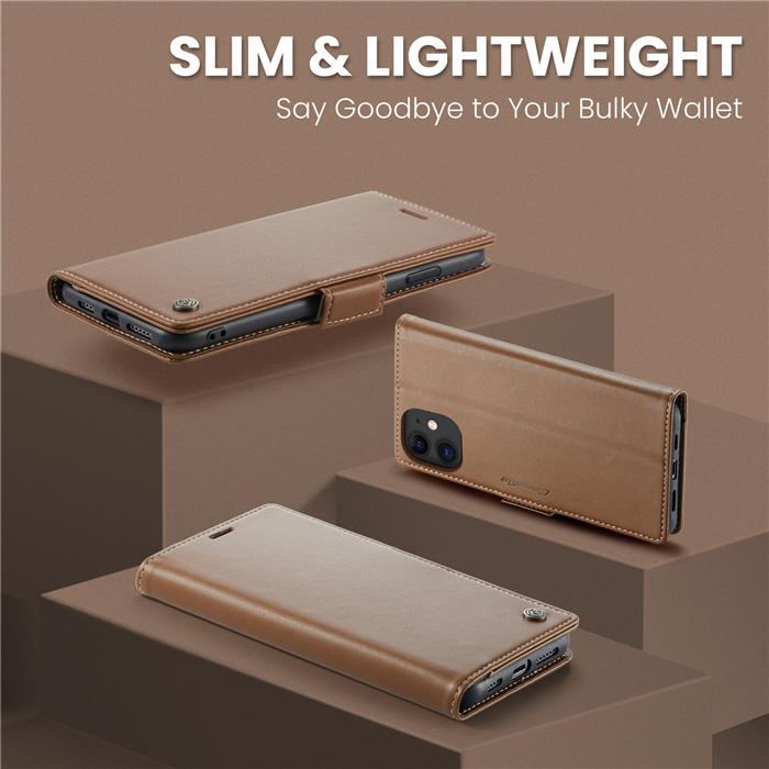 CaseMe iPhone 11 Wallet RFID Blocking Magnetic Buckle Case