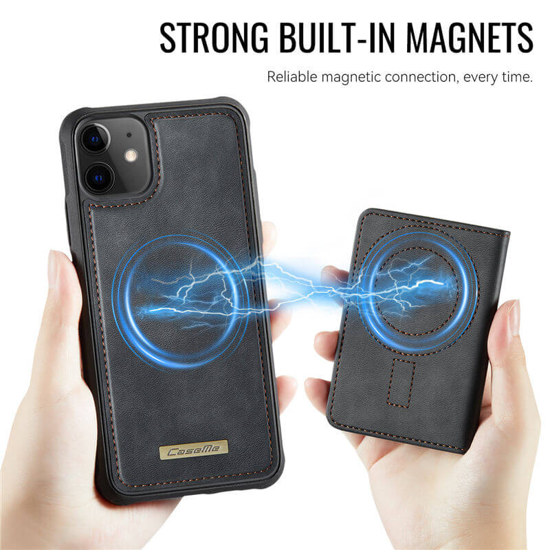 CaseMe iPhone 12 Pro Max 2-in-1 Magnetic Wallet Case