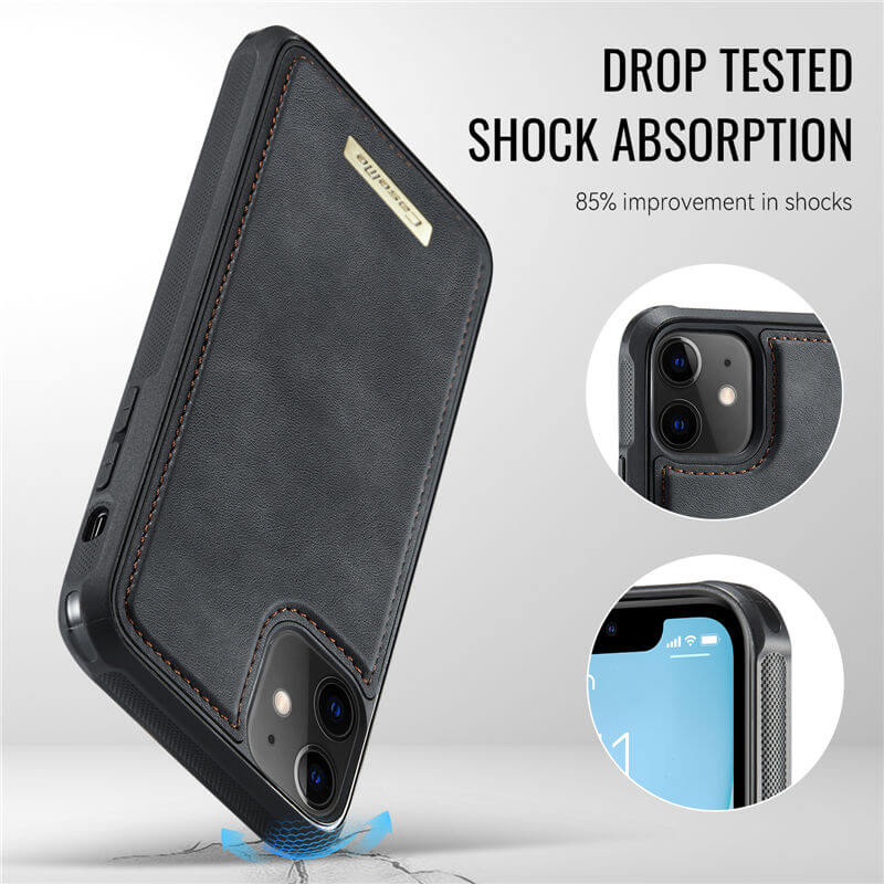 CaseMe iPhone 12 Pro Max 2-in-1 Magnetic Wallet Case