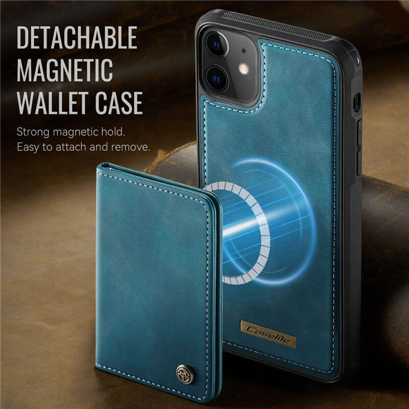 CaseMe iPhone 12 Pro Max 2-in-1 Magnetic Wallet Case