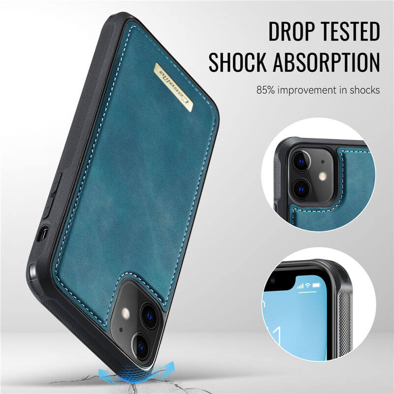 CaseMe iPhone 12 Pro Max 2-in-1 Magnetic Wallet Case